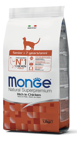 Monge Natural Superpremium Senior +7 Anni 1,5kg Monge Natural Superpremium Senior +7 Anni 1,5kg